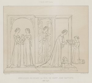 Herodias erhält den Kopf von Johannes dem Täufer
