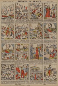 Geschichte Frankreichs vom Amtsantritt Louis-Philippes bis zur Revolution von 1848 (Farblitho) von French School