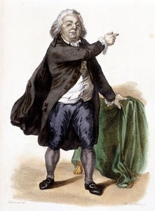 Honore Gabriel (Honore-Gabriel) Riqueti, Graf von Mirabeau (1749-1791) - in „Le Plutarque Français“ von Mennechet von French School