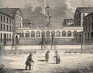 Hospiz der Dankbarkeit in Garches - Hauts-de-Seine - Gravur in „PATRIE - DESCRIPTION PICTURESQUE DE LA FRANCE EN 6 VOLUMES“ von Lucien Huard - Ende des 19. Jahrhunderts