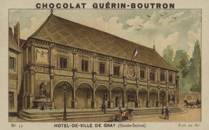 Rathaus von Gray, Haute-Saone von French School