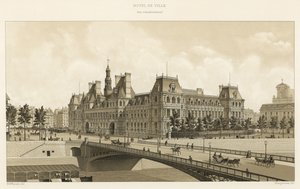 Hotel de Ville, im Bau von French School