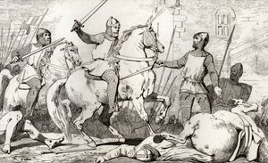 Hugo Capet (941-96) ergreift Karl von Lothringen, aus 