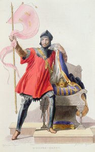 Hugues I. Capet (941-996), König von Frankreich, aus Le Plutarque Français von E. Mennechet, 1835 von French School