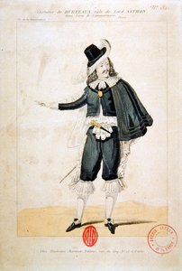 Hurteaux in der Rolle des Lord Enrico Ashton in der Oper Lucie de Lammermoor von Gaetano Donizetti (1797-1848)