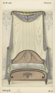 Illustration aus dem Innenarchitektur-Produktkatalog von A R & Cie, Frankreich von French School