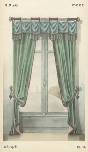 Illustration aus dem Innenarchitektur-Produktkatalog von A R & Cie, Frankreich