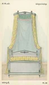 Illustration aus dem Innenarchitektur-Produktkatalog von A R & Cie, Frankreich von French School