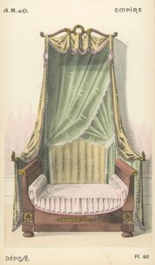 Illustration aus dem Innenarchitektur-Produktkatalog von A R & Cie, Frankreich von French School