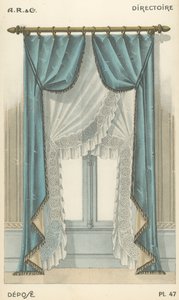 Illustration aus dem Innenarchitektur-Produktkatalog von A R & Cie, Frankreich von French School