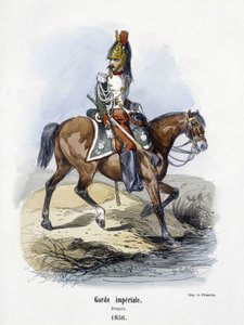 Kaiserliche Garde: Dragoner im Jahr 1856 - in „Histoire de l