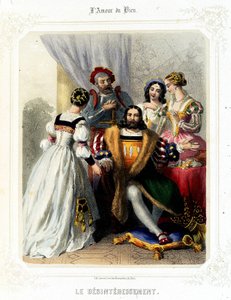 In der Liebe zum Guten von Sauvageot, zweite Hälfte des 19. Jahrhunderts von French School