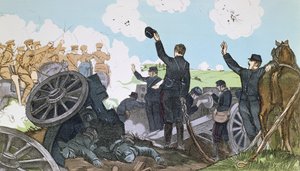 Vorfall während der Ersten Schlacht an der Marne, 6.-13. September 1914 von French School