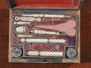 Instrumentenkasten für Impfungen, ca. 1820 von French School