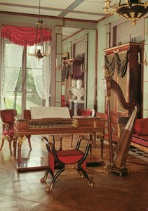 Innenraum des Musikzimmers von Kaiserin Josephine