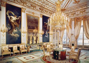 Innenraum des Salon des Quatre Saisons