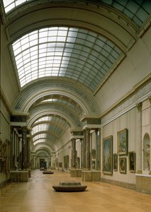 Innenansicht der Grande Galerie, 16.-19. Jahrhundert