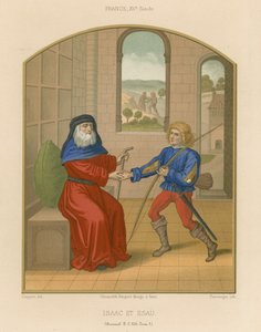 Isaak und Esau von French School