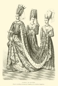 Isabeau de Baviere (Gravur) von French School