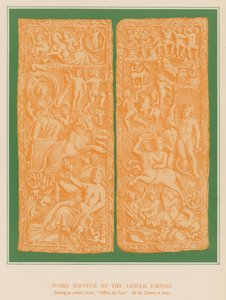 Elfenbein-Diptychon des Niederen Reiches von French School