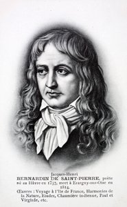 Jacques-Henri Bernardin de Saint-Pierre, französischer Autor von French School