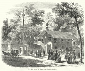 Jardin du Chalet, Champs Elysees, Paris von French School