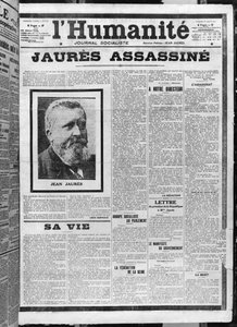Jaurès ermordet, aus L