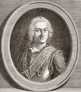 Jean-Baptiste François Desmarets, Marquis von Maillebois, Marschall von Frankreich. Aus Les Heures Libres, veröffentlicht 1908
