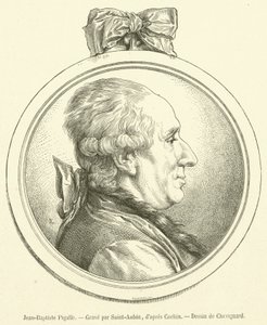 Jean-Baptiste Pigalle (Gravur) von French School
