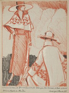 Jeanne Lanvin et etc aus einer Sammlung von Modeplatten von French School