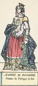 Johanna von Navarra, Frau von Philipp dem Schönen von French School
