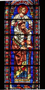 Jeremia mit St. Lukas auf seinen Schultern