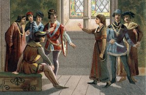 Johanna von Orléans erkennt Karl VII. in Chinon