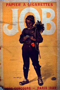 Job Zigarettenpapier, 1895 von French School