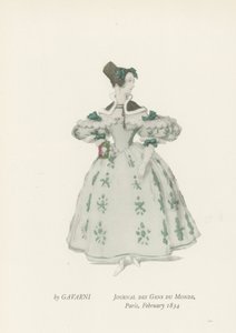 Journal des Gens du Monde, Paris, Februar 1834 von French School