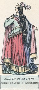 Judith von Bayern, Frau von Ludwig dem Frommen von French School