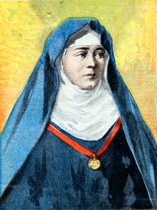 Julienne Duguesclin (1377-1404), Benediktinerin - Illustration aus 