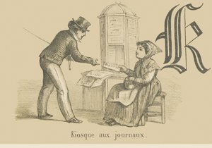 Zeitungskiosk von French School