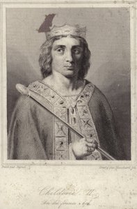 König Childerich II. von Austrasien von French School
