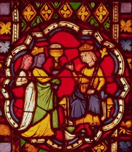 König Salomo und die Königin von Saba, ca. 1270