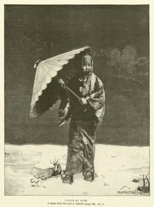 Der Winter in Japan (Stich) von French School