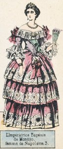Kaiserin Eugenie de Montijo, Frau von Napoleon III. von French School