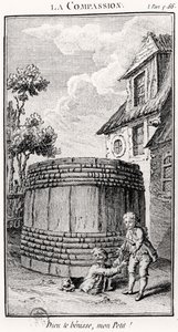 Das Mitgefühl (Stich) von French School