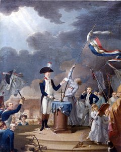 La Fayette schwört am Föderationstag, 19. Juli