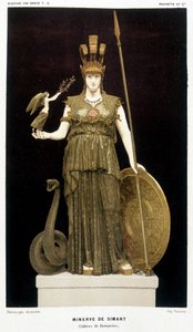 La Minerve de Simart - in „Histoire des Grecs“ von Victor Duruy, 1887 von French School