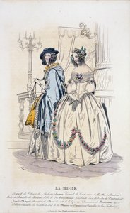 La Mode: Werbung für Damenmode des 19. Jahrhunderts von French School