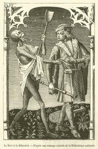 Der Tod und der Minnesänger von French School