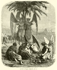 Die Flucht nach Ägypten (Gravur)