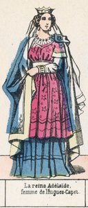 Königin Adelaide, Frau von Hugo Capet von French School