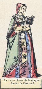 Königin Anne von Bretagne, Frau von Karl VIII von French School